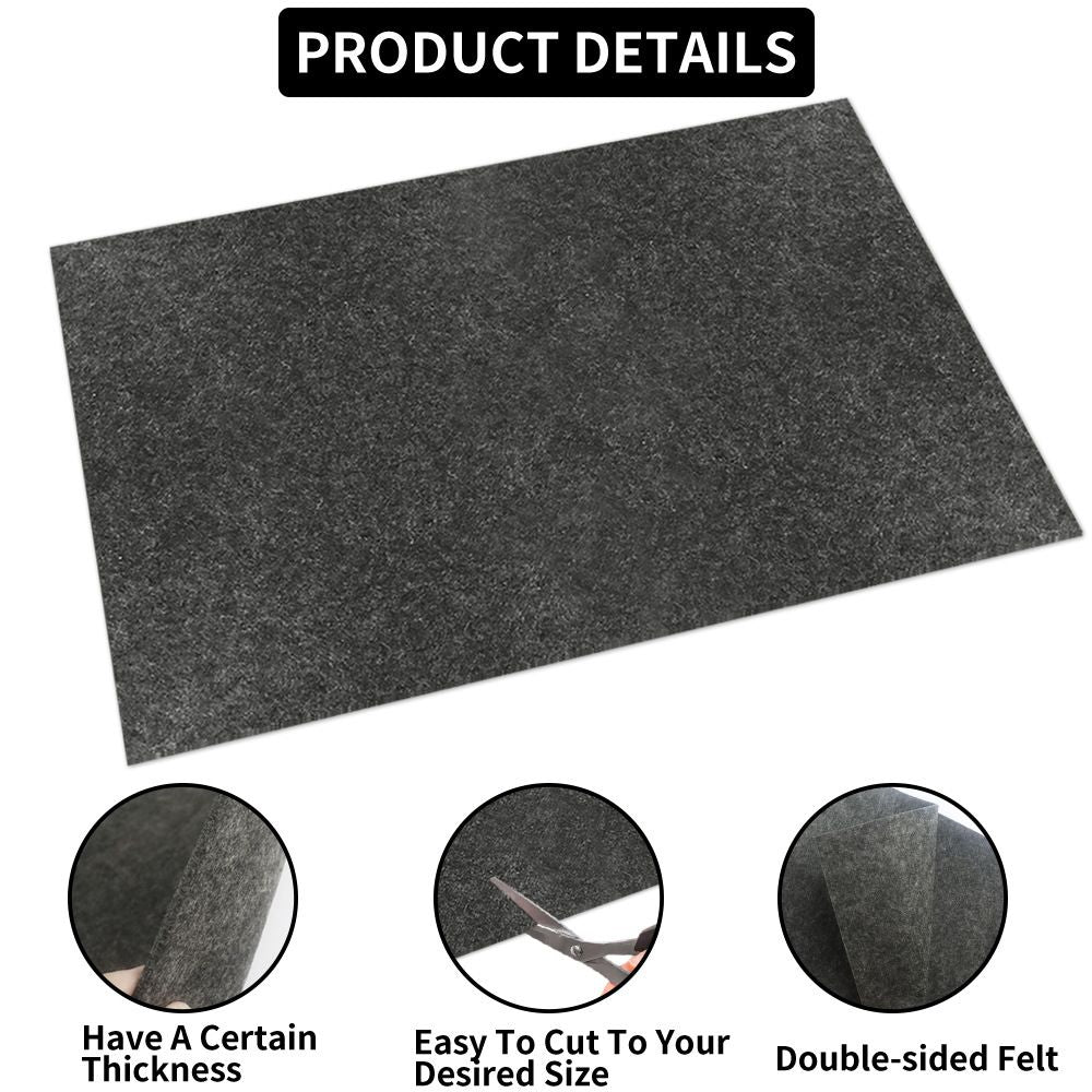 Oil Spill Mat (36" x 59"), Garage Floor Mat, Absorbent Oil Pad, Premium Maintenance Mat, Waterproof, Protect Garage Surface from Spill & Stain, Reusable, Washable, Durable, Black, 1PCS