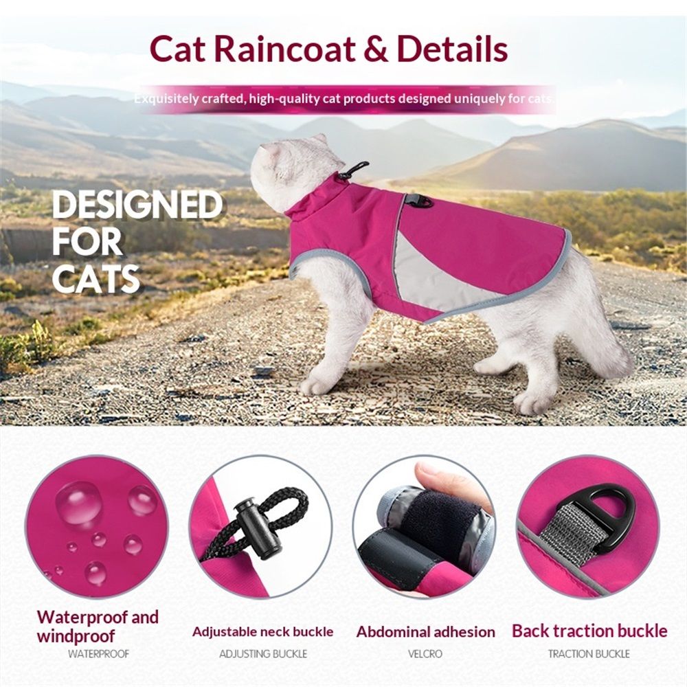 Dog/cat Jacket Outdoor Indoor Activities Waterproof Windproof Reflective Dog Cold Weather Winter Coat Vest Autumn Pet Apparel for Small Medium Large Dog/cat (M)