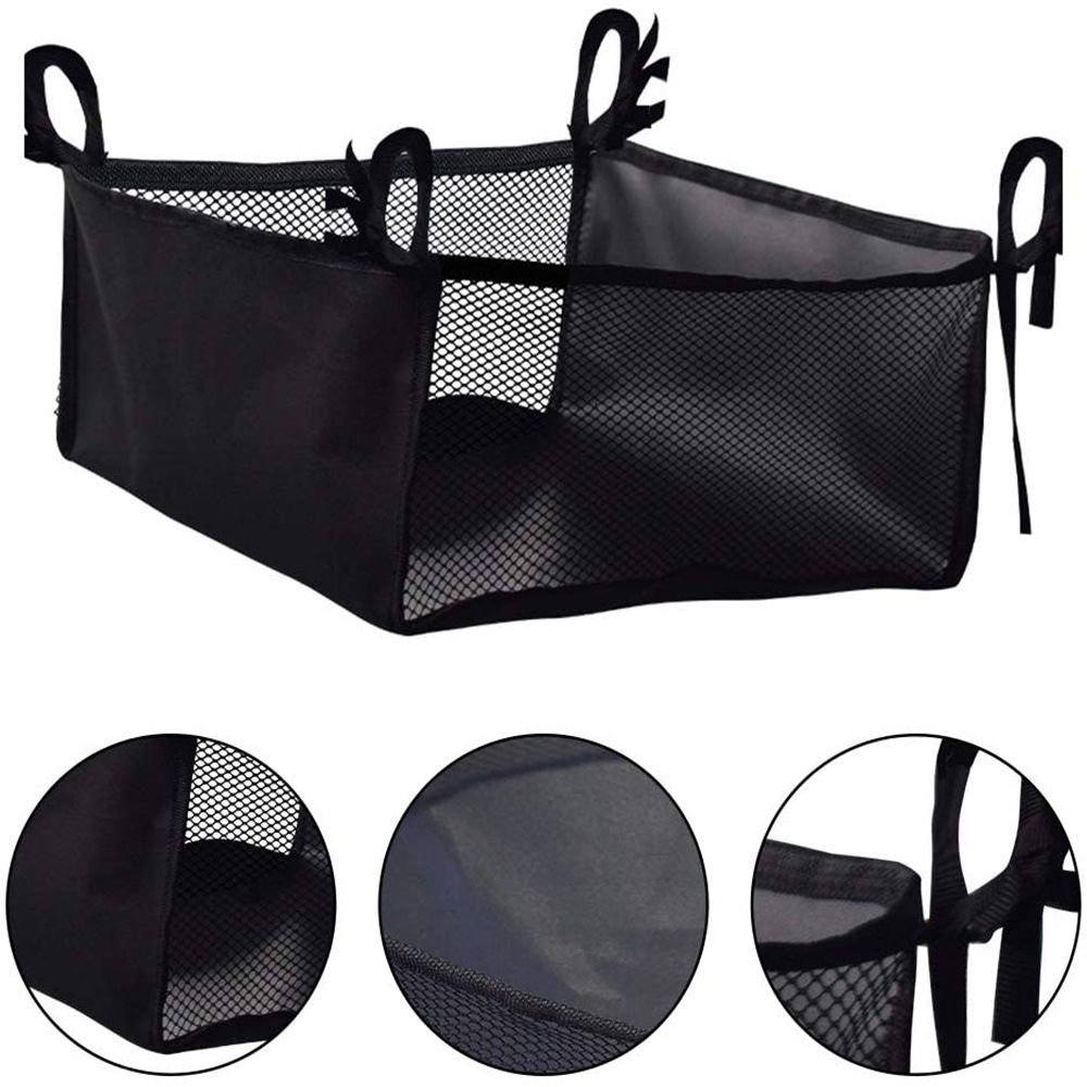 2 pack Wheelchair Bag, Rollator Seat Bag, Wheelchair Storage Bag, Side Storage Organizer, Lightweight and Heavy Duty Travel Tote, Under Seat Large Capacity Reusable Backpack Bag