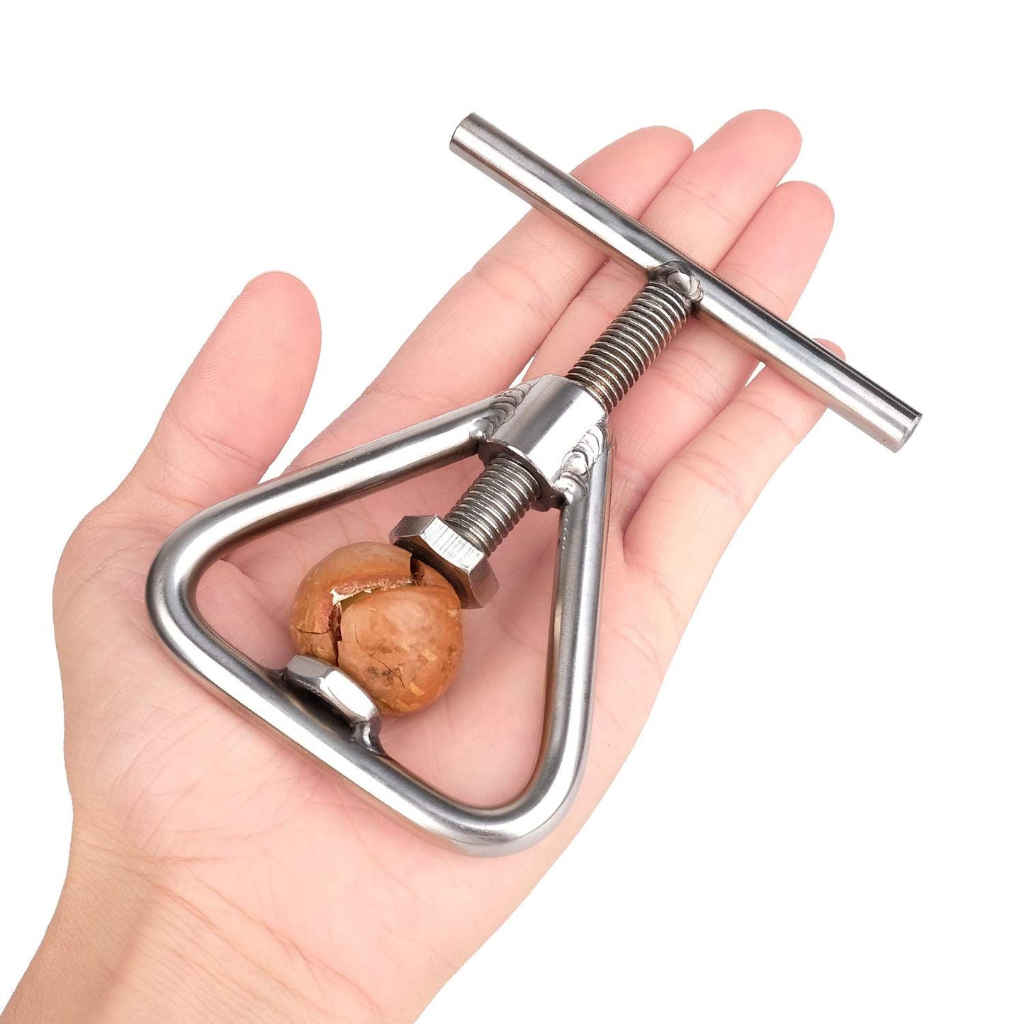 Nutcracker Black Nutcracker Stainless Steel Nutcracker Nutcracker Heavy duty Nutcracker Tool for all nuts, including black walnuts, hazelnuts, almonds, walnuts,