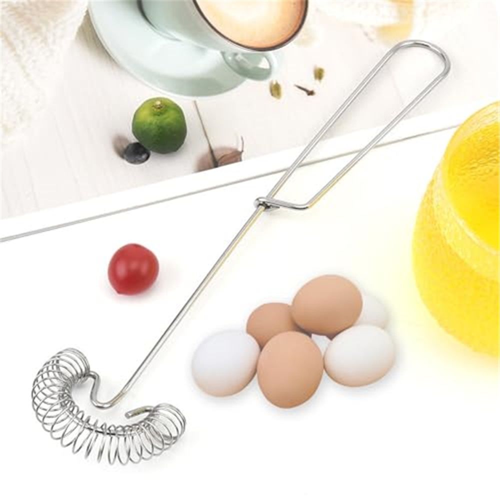 2 pack Small Whisk Mixer (Mini Whipper) ,Handheld Design for Eggs, Cream, Sauces, Gravy - Spiral Whipper Beater Cooking Tools