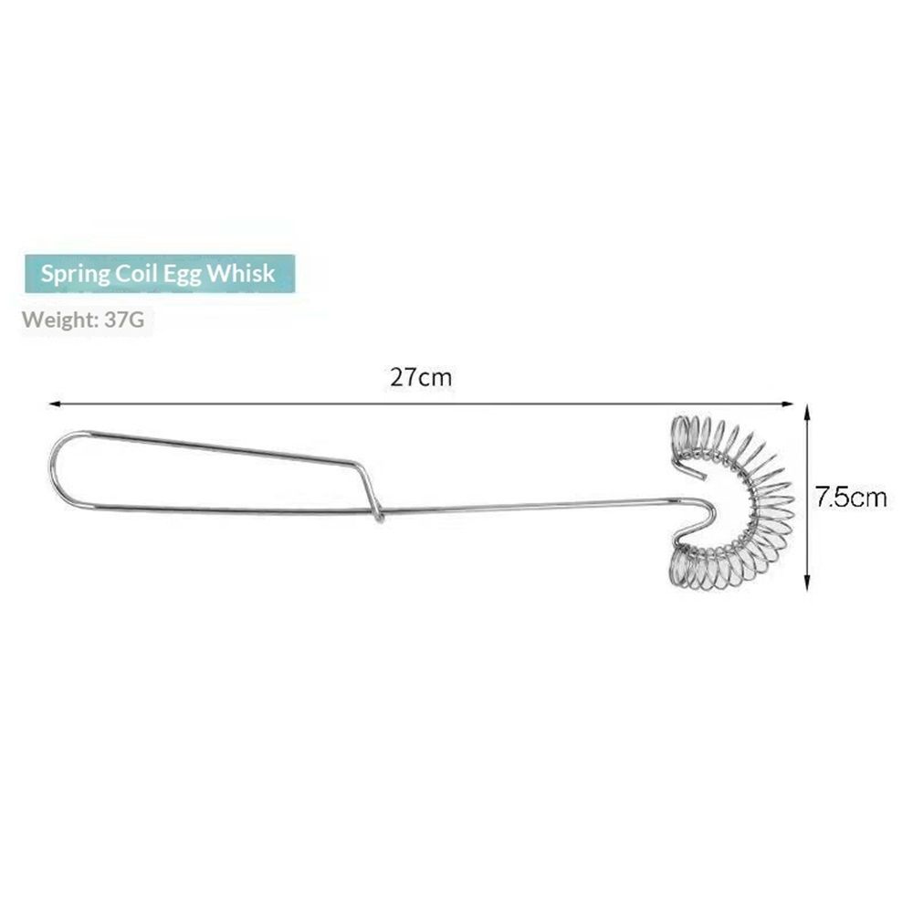2 pack Small Whisk Mixer (Mini Whipper) ,Handheld Design for Eggs, Cream, Sauces, Gravy - Spiral Whipper Beater Cooking Tools