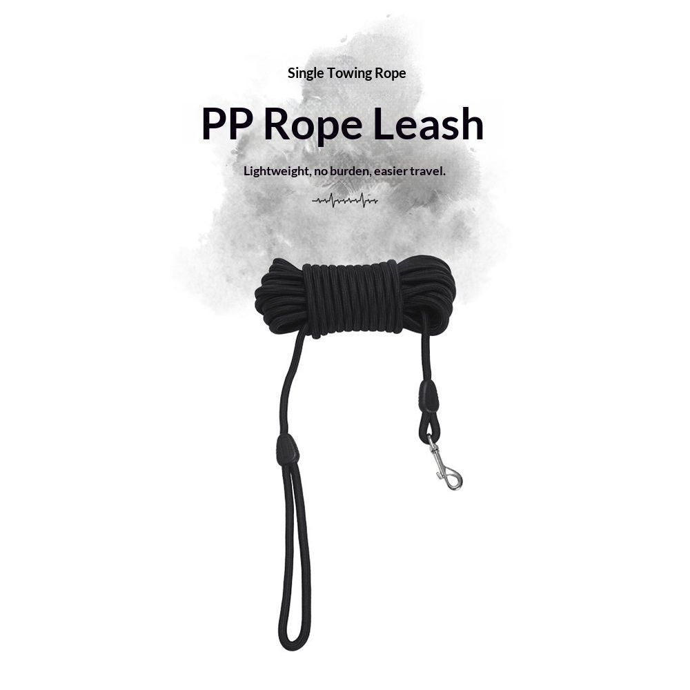 Long Rope Leash for Dog Training , Heavy Duty Dog Leash Rope fo  Dogs Safety Training,Playing,Camping,or Backyard (Length 5 meters, diameter 0.8cm)