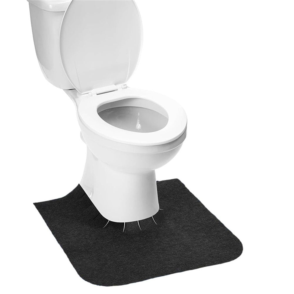Round Commode Potty Training Mats for Boys, Toilet Training Mats, Potty Training Toilet Rugs, Toilet Rugs u Shaped Washable,Toilet mats for Bathroom(6 Pack)