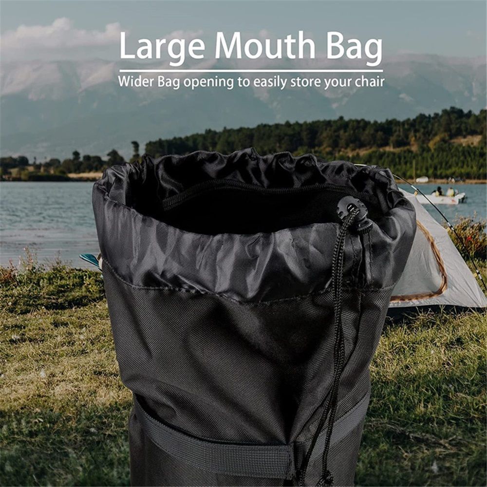 Foldable Camp Chair Replacement Bag Carrying Bag Large Mouth Bag with Shoulder Strap for Outdoor Camping, Heavy Duty Large Storage Folding Chair Bag 48 inches (Chair is not Included)