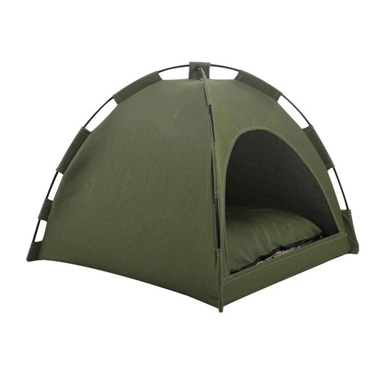 Cat Bed for Indoor Cats, Cat Houses, pet beds for cat and Small Dogs,Cat Tent, Kitten Bed, Cat Hut, Cat Cave with Removable Washable (Green,Tent only)