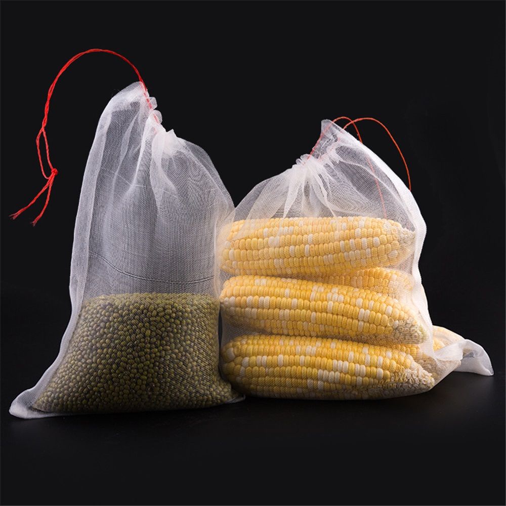 10 Pcs Watermelon Protection Bags Large Size Polyethylene Mesh Reusable Fruit Bags for Protecting Fruits Vegetables (23.6"x15.7")