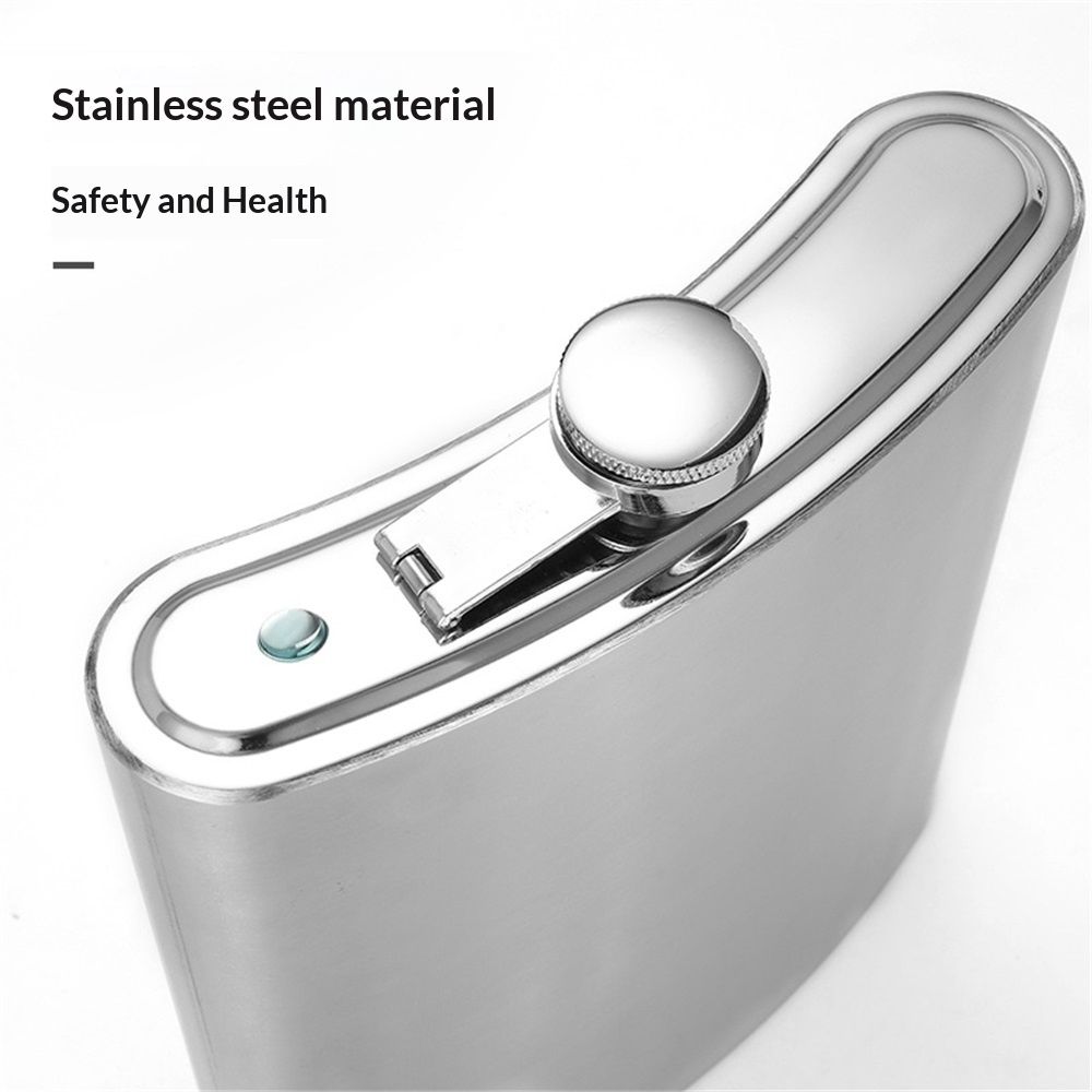 64 oz Classic Style Stainless Steel Liquor Whiskey Hip Flask Silver  Vegan Leather Flask Case, Portable Pocket Belt Bag Compatible Protective Travel Holder for Men