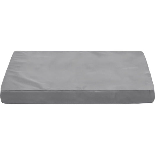 Dog Bed Cover,Waterproof Tough Plastic DIY Pet Bed Cover,Non Stick Hair Easy to Clean Rectangular Fillable Dog Bed Covers with Zipper(Light Grey,48" L x 36" W ,Cover Only)