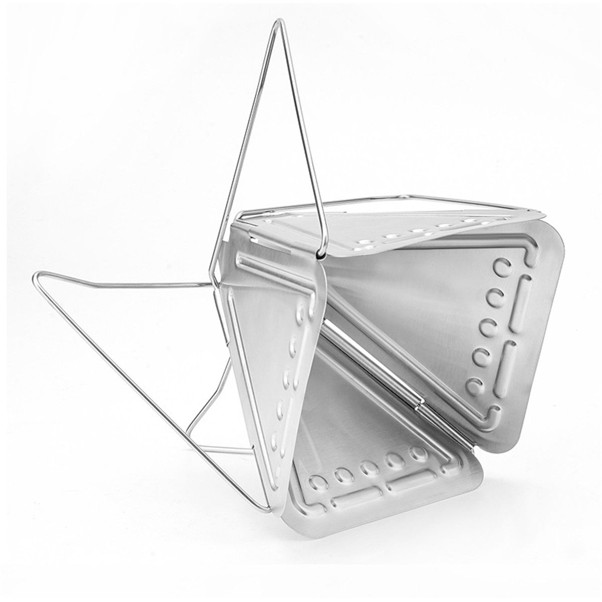 Stainless Steel Pour-Over Collapsible Coffee Drip, Durable, Portable, Easily Foldable, Camping, Backpacking