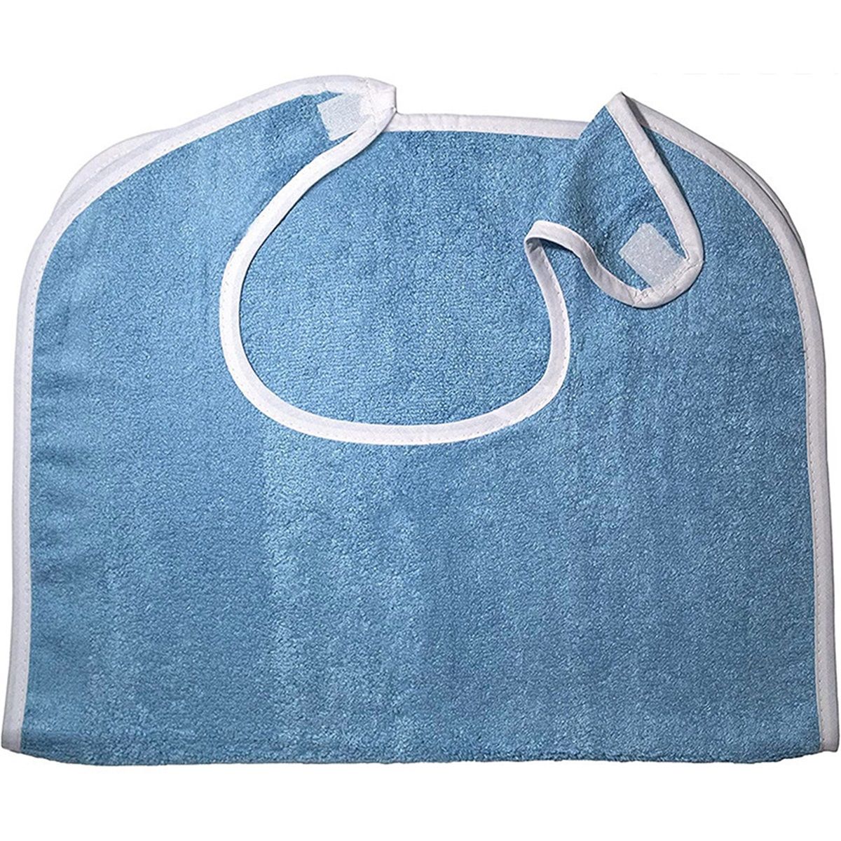 2pcs Adult Bibs - Waterproof Apron Set for Men, Women for Eating with Adjustable Strap - Washable Reusable Large Terry Cloth