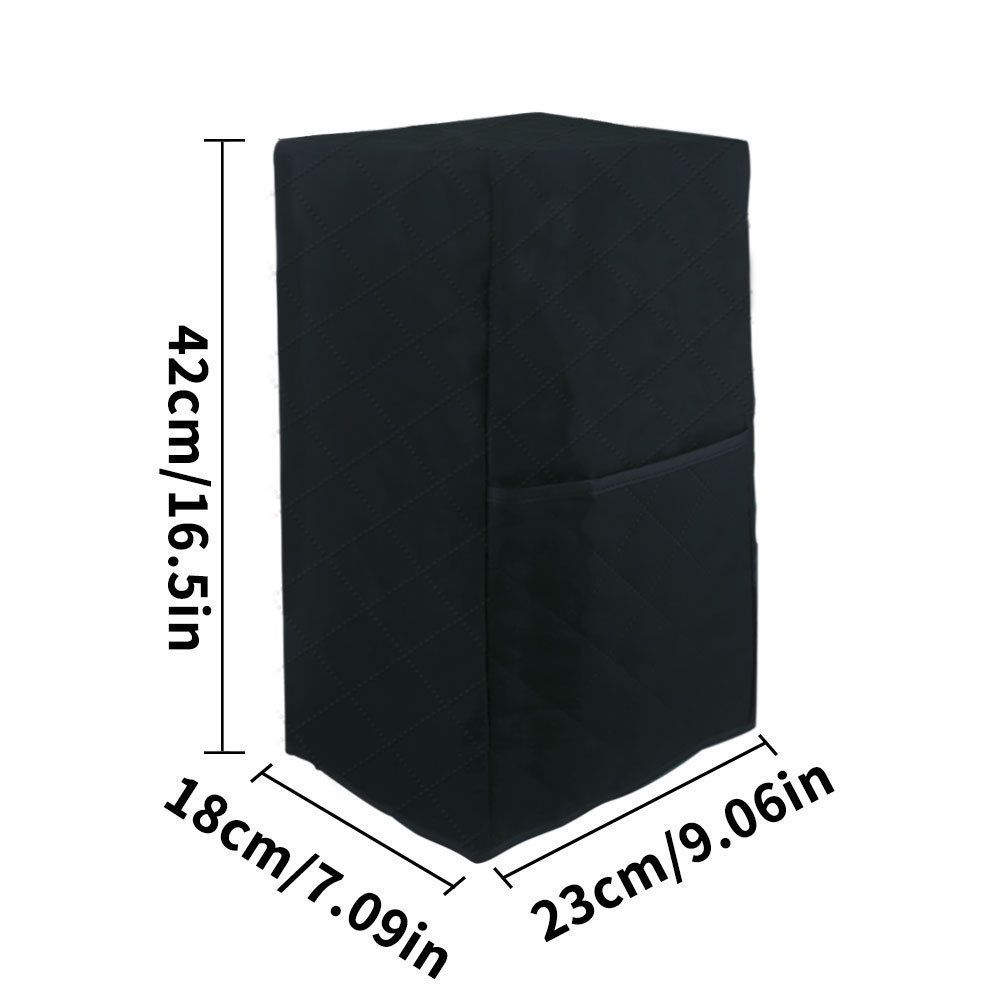 Dust Proof Stain Resistant Blender Cover for Home Kitchen Black Home intelligent fruit and vegetable juicer, blender, dust cover, kitchen appliance protective cover(Black quilted style)