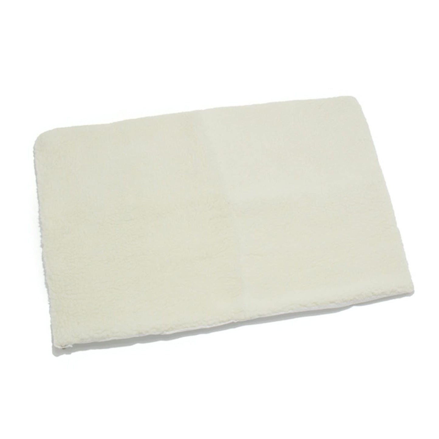 Self Heating Pet Mat for Dogs and Cats, Non Slip Moisture Proof Washable Bed Pad,  Warm Winter Sleeping Carpet(white)