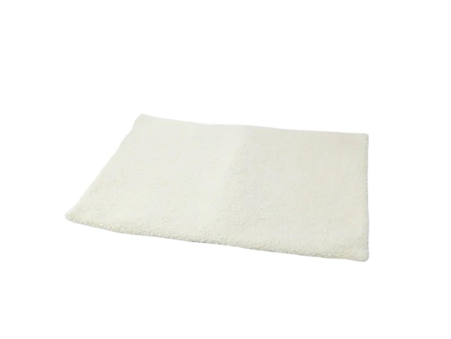 Self Heating Pet Mat for Dogs and Cats, Non Slip Moisture Proof Washable Bed Pad,  Warm Winter Sleeping Carpet(white)