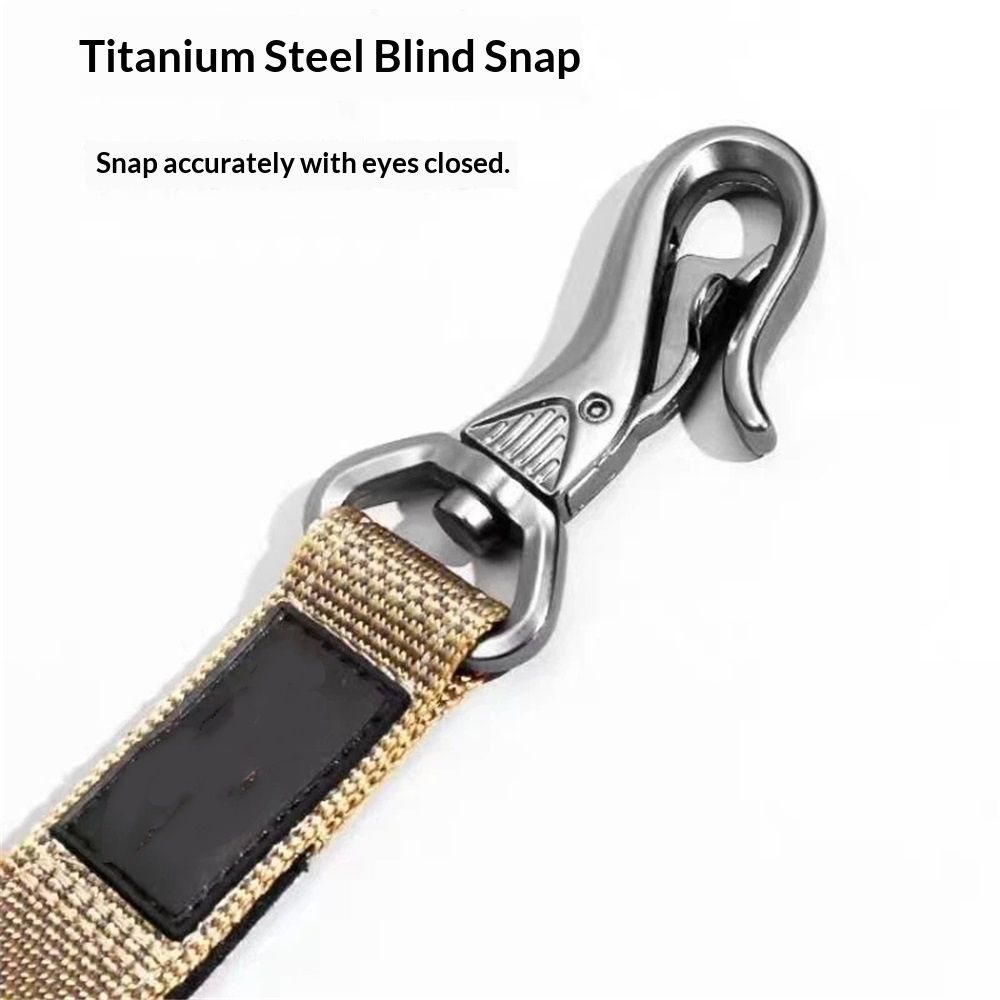 Hands Free Dog Leash for Walking Running with Safety Car Seat Belt Shock Absorbing Bungee Leash with Padded Handle(Brown)
