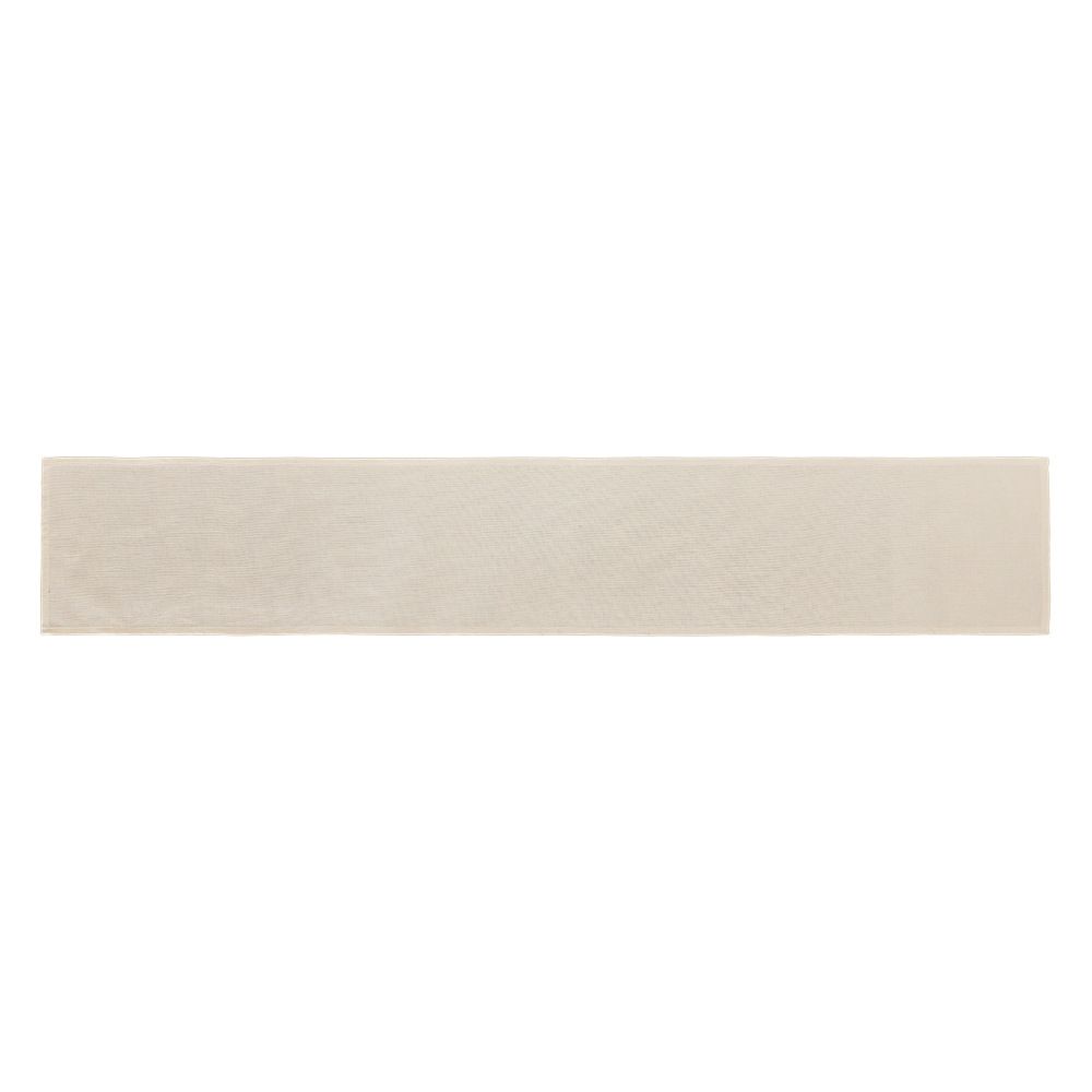 Basic Linen Style Table Runner, 30x140cmOff White, Rustic Farmhouse Creamy White Table Runners , Everyday Polyester Table Runner - Machine Washable & Easy Car