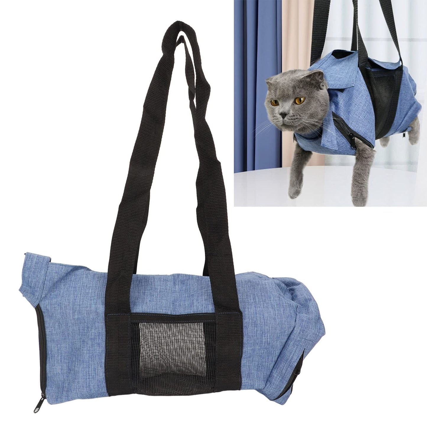 Cat Nail Clipping Cleaning Grooming Restraint Bag  Bath, beauty, injection, handbag, portable Oxford cat bag for going out