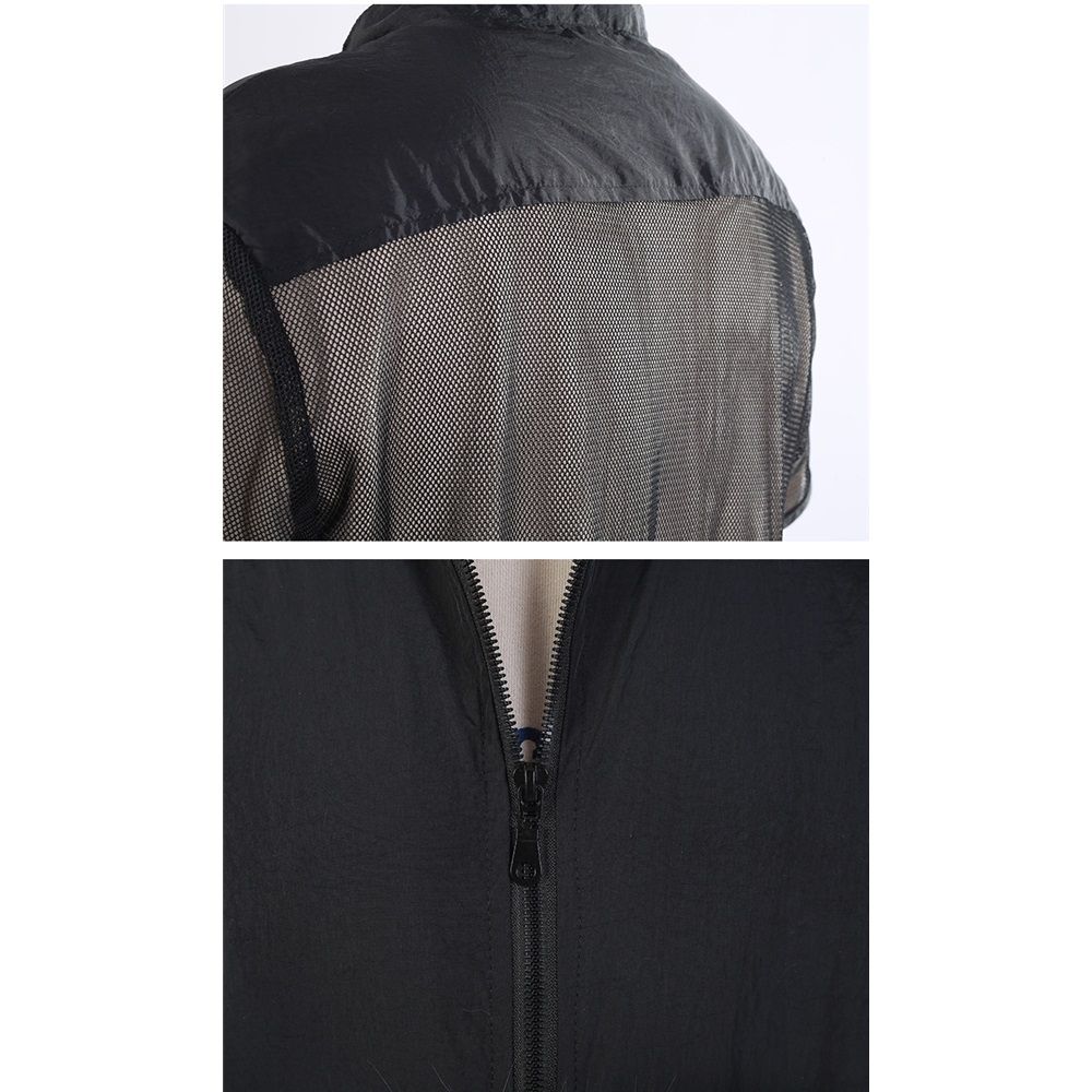 Pet Grooming Workwear with Full Zipper, Lightweight Splash Proof Short & Long Sleeves Hair Grooming Smock Jacket（black M）