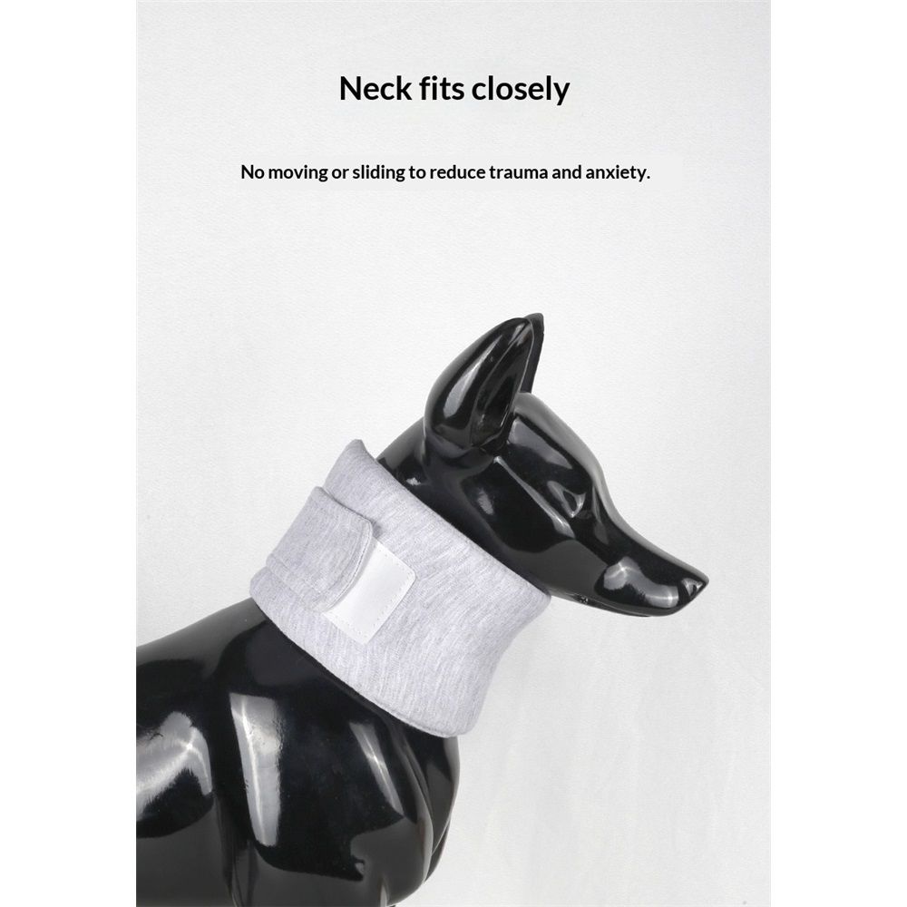 Cat Neck Brace Elizabethan Collar for Pet After Surgery Recovery Adjustable Breathable Neck Cervical Cone for Small Medium Dogs Puppies Kittens with Spinal  Issues (Grey, S)