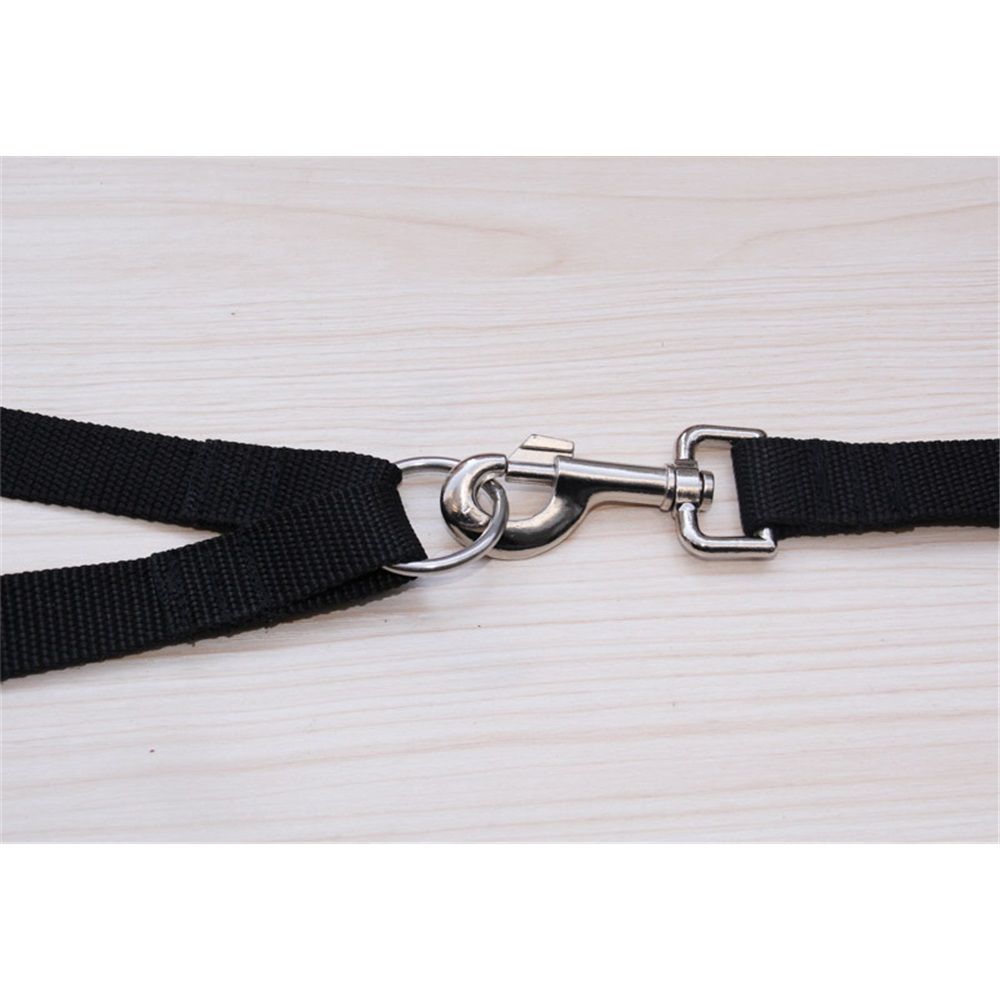 Coupler for Walking Two Medium or Larger Dogs Together,  （Medium length 45 centimeters, width 2.0 centimeters black）