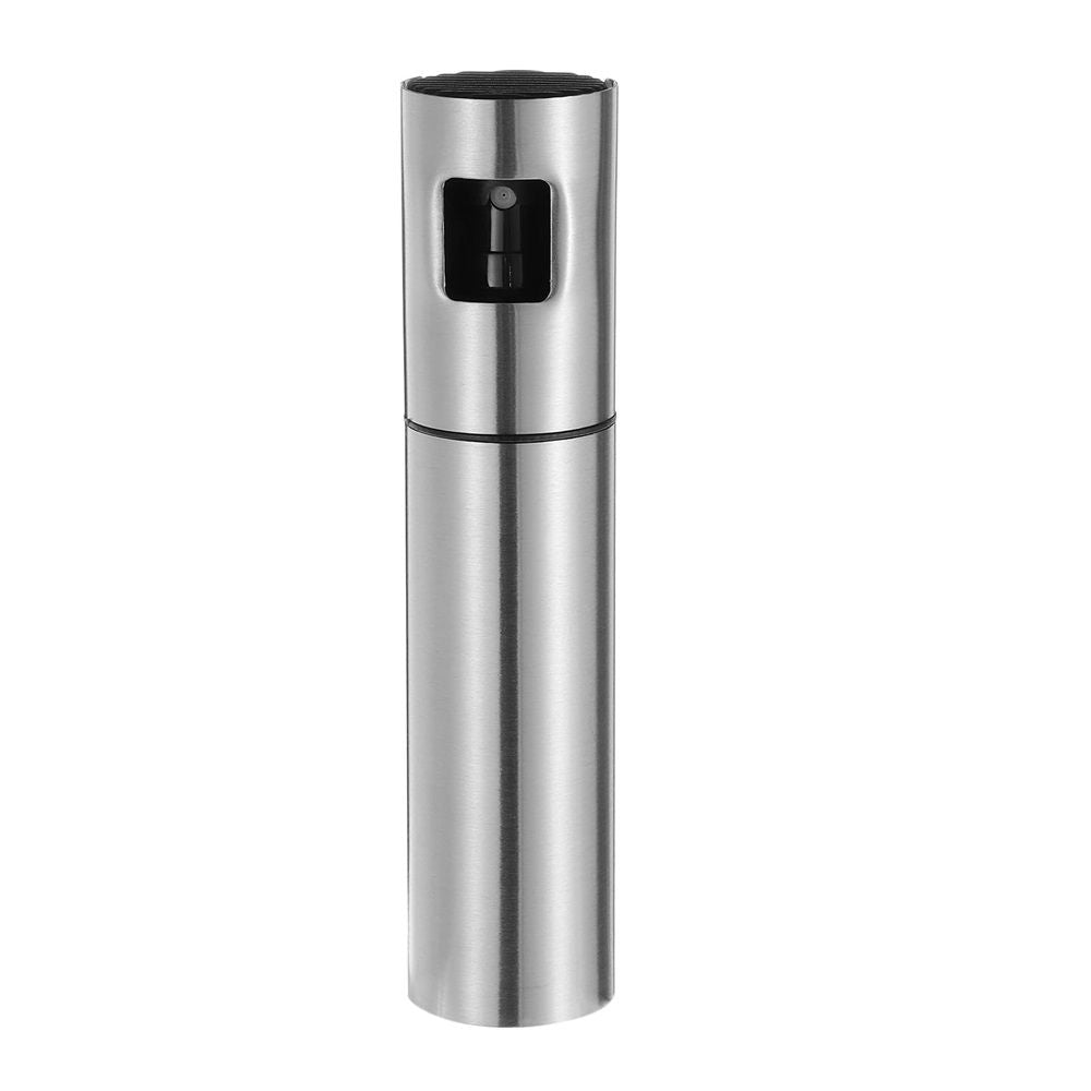 100ml(3.4oz) Household press fine spray oil kettle stainless steel spray bottle barbecue spray oil vinegar bottle household kitchen gadget
