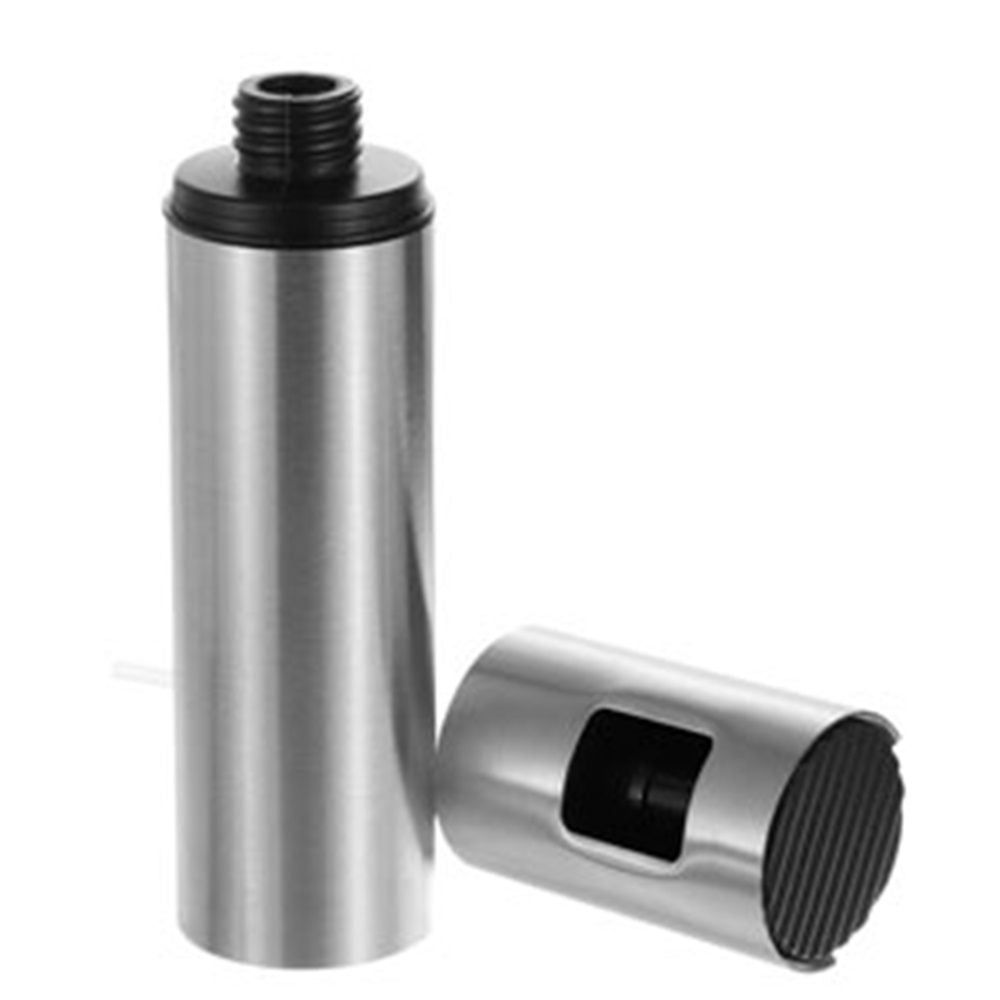 100ml(3.4oz) Household press fine spray oil kettle stainless steel spray bottle barbecue spray oil vinegar bottle household kitchen gadget