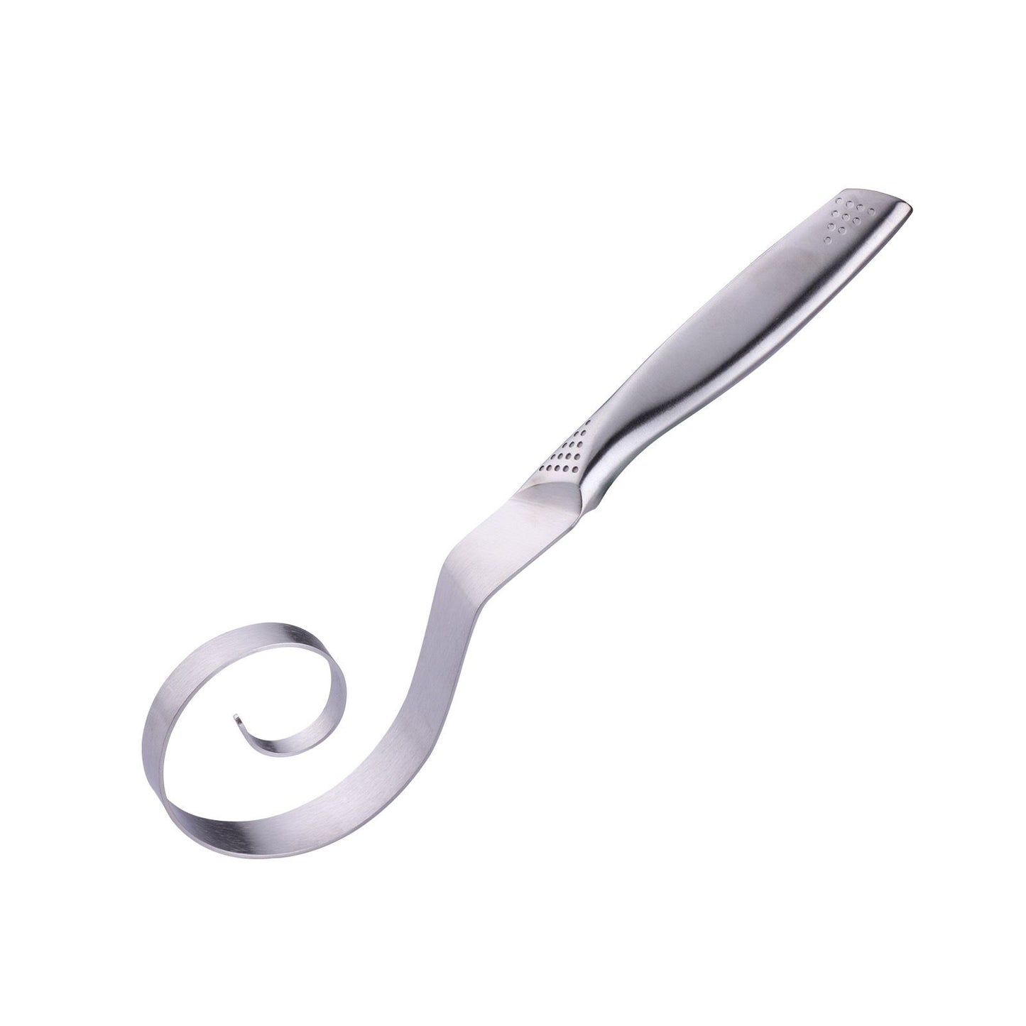 2pcs Integrated stainless steel and flour mixer, kitchen adhesive powder and dough do not mix, manual mixer worker（silvery）
