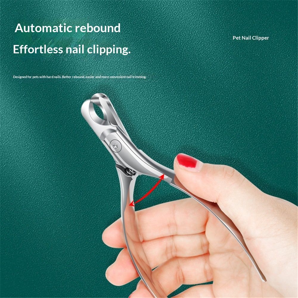 Dog Nail Clippers – Sharp, Durable, All Steel Material, Ergonomic Non-Slip Handle, Safe and Comfortable Trimming, Professional Pet Nail Trimmers for All Dogs Cats