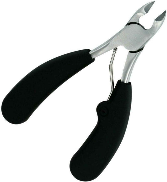 Toenail Clippers Ingrown or Thick Toe Nail Clippers for Men, Toenail Cutters Nipper Precision Diabetic Pedicure Tool Curved Edge, (Bull horn pliers)