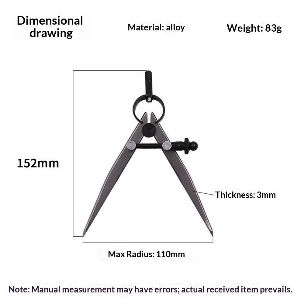 Adjustable Lockable Leather Divider Tool for DIY Leatherwork,Scribing Gauge for Precise Line Marking on Vegetable Tanned Leather,Measuring Tool for Bags and Intricate Leather Goods