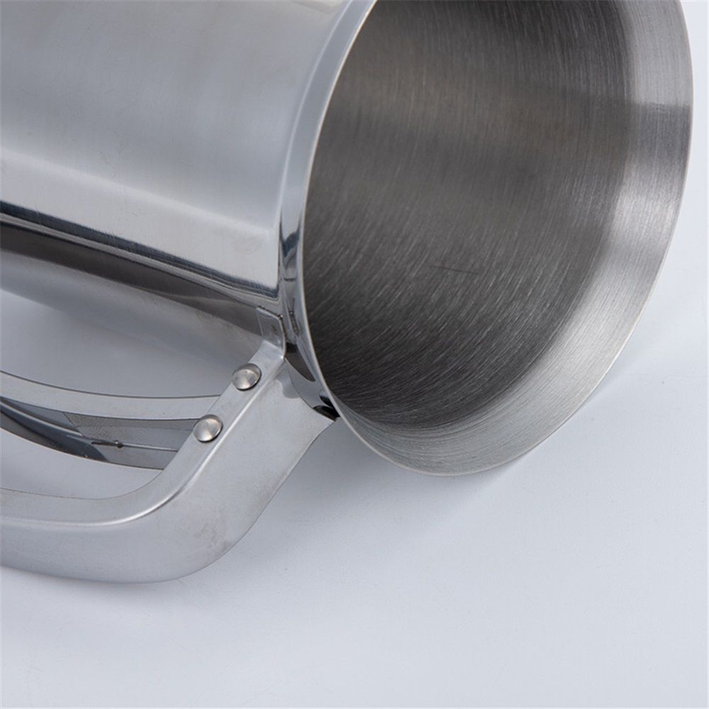 Pancake Batter Dispenser with Funnel, 1000ml, Stainless Steel, for Baking Cupcakes Muffins Crepes Waffles