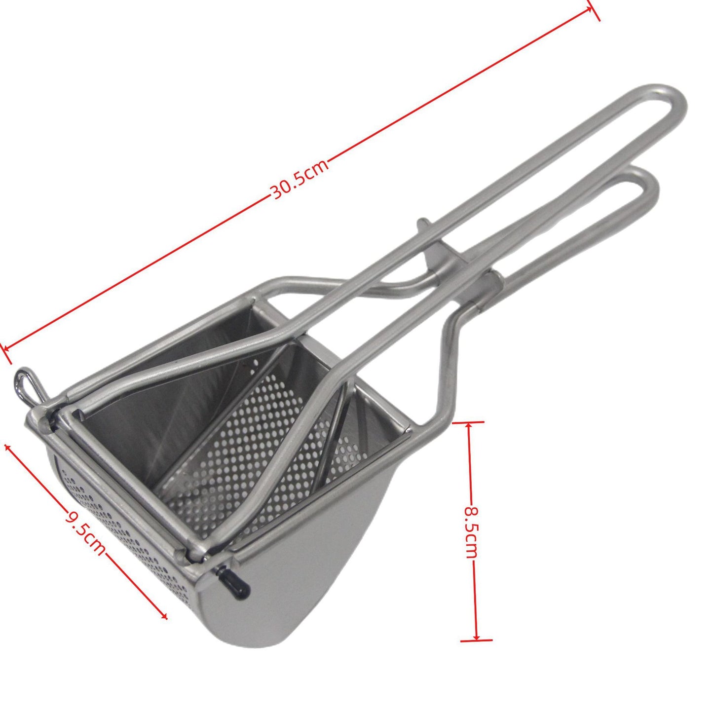 Stainless Steel Potato Press and Ricer to Puree All Root Vegetables Kitchen Essential Stainless Steel Potato Ricer for Gourmets Mashed Vegetables