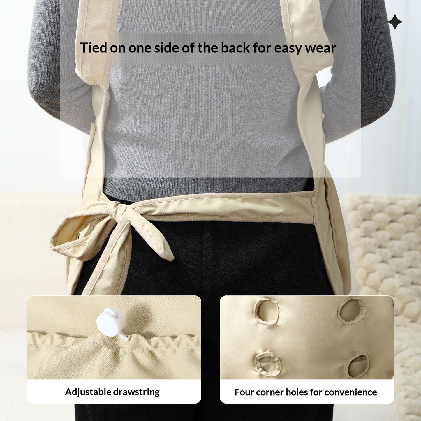 Adjustable Cat Apron Carrier with Holes Pet Carrier Sleeping Bag Pet Carrier Sling Cat Carrier Bag Cat Carrier Pouch for Small Sized Animals（M）