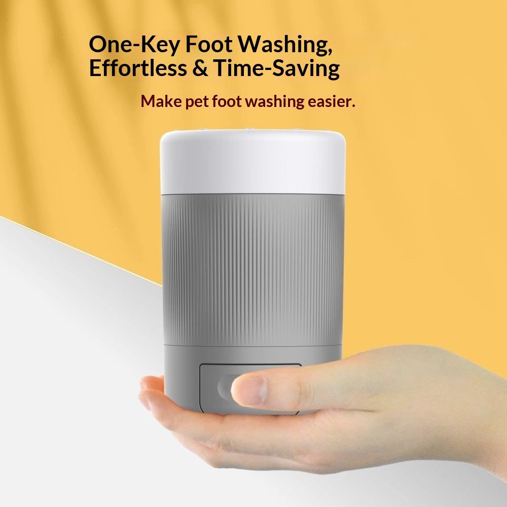 Dogs Paw Washer for Muddy Paw Cleaner Pet Foot Cleaner for Any-Size Pet Paw, Dog Foot Washer,Grey