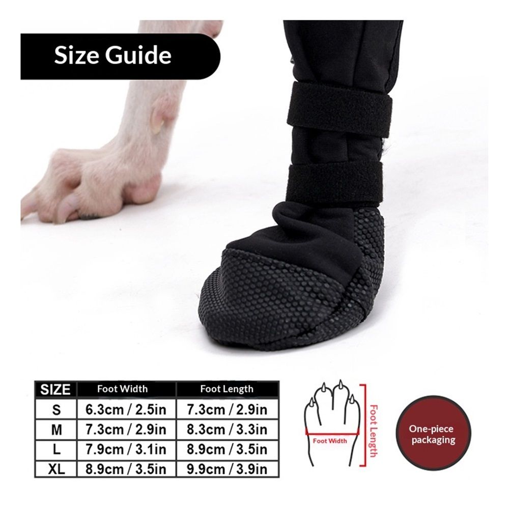 2 pack Dog Paw Wound Recovery Boot, Breathable Dog Bootie for Injured Paw, Anti-Slip Dog Shoe with Self-Adhesive Strap, Dog Paw Protector for Outdoor Walking & Keep Dogs from Licking Wounds (XL)