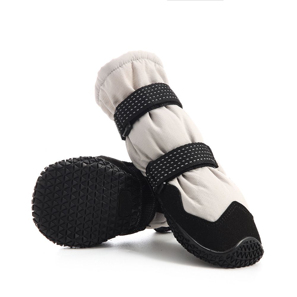 Winter Dog Snow Boots with Warm Lining, Dog Shoes for Large Small Medium Dogs, Dog Booties and Paw Protectors, Anti-Slip Dog Shoes with Reflective for Snow, Hardwood Floors, Hiking (Size 2)