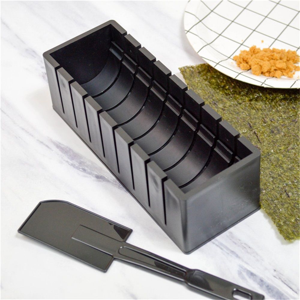 Sushi Maker, Sushi DIY Mold Set - Easy Sushi Making Kit, Help to Make Round Shaped Sushi, Easy Sushi Making Kit（black）