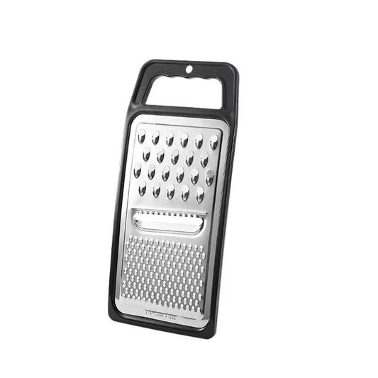 Chef Aid Grater Frame, black, Rectangular, Non-Slip, Multifunction Tool for Kitchen Prep（24.5 x 11cm）