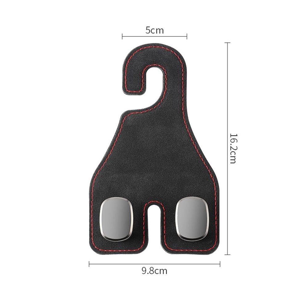 Car Seat Headrest Hooks - 2 Pack Universal Car Purse Hook, Car Bag Purse Holder with Double Hooks for Handbags, Grocery Bags, Bottles, Phones