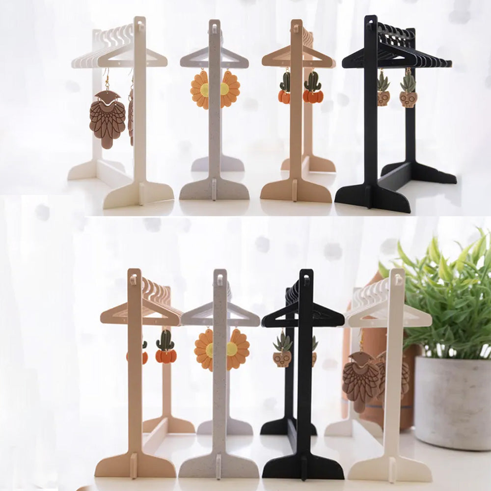 Earring Holder,Earring Display, Earring Hanger, , Jewelry Display Jewelry hanger Multiple style hangers available, clothing rack for earrings（black）