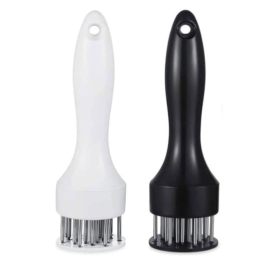 Food-Grade Stainless Steel Meat Tenderizer Needle Household Steak Tenderising Tool Manual Meat Piercing Breaker for BBQ Beef Pork Chicken