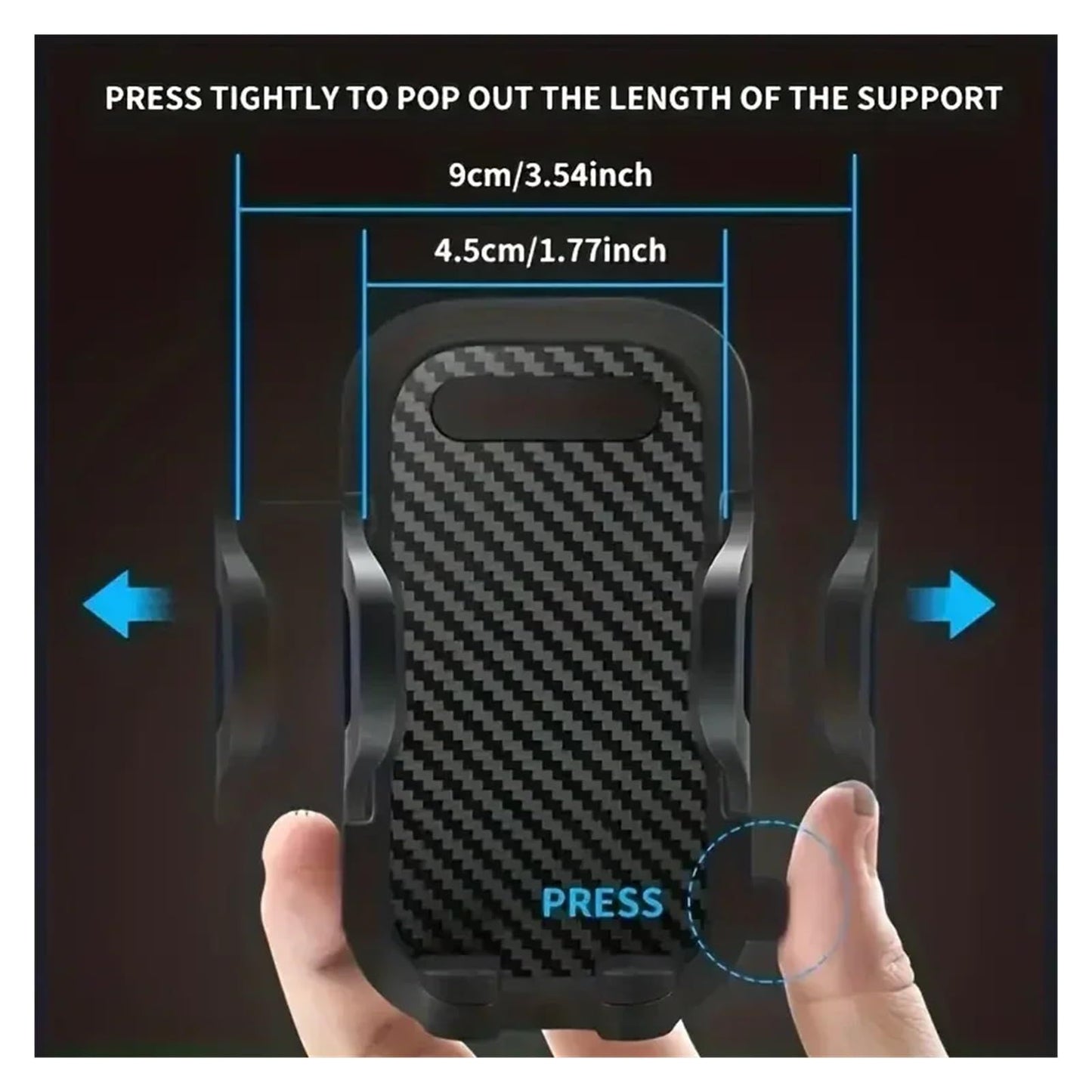 Black car phone holder suction cup phone holder car suitable for phone holder (suction cup type)