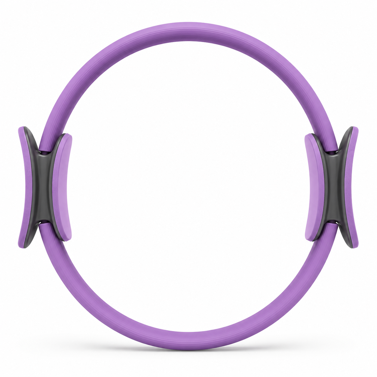 Pilates Ring Fitness Circle 14.96", Yoga Magic Circle with Dual Padded Handles for Mat & Reformer Workouts, Resistance Exercise Ring for Arms, Legs & Core Toning, Purple