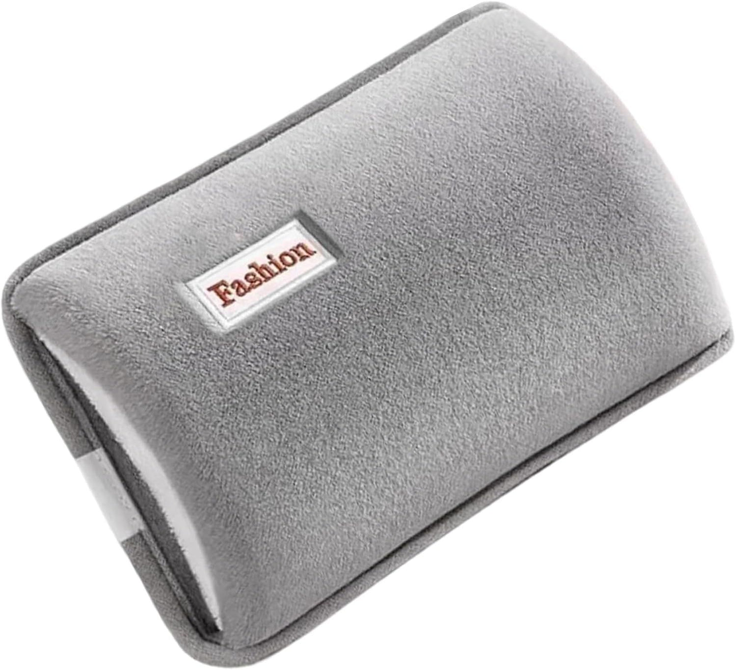 Hot Water Bottle with Rechargeable Plush Cover for Cramps Relief, Warm Heating Pad for Abdomen Back Foot, Soft Hand Warmer for Women Kids Home Office School Winter Reusable Heat Therapy Bag(coffee)