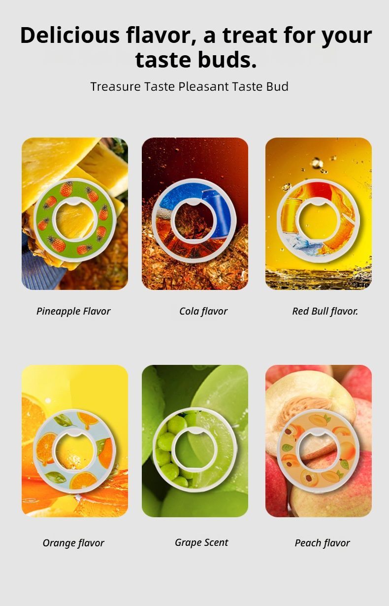 0 Sugar 0 Calorie Scented Water Bottle Blue 7 Rings