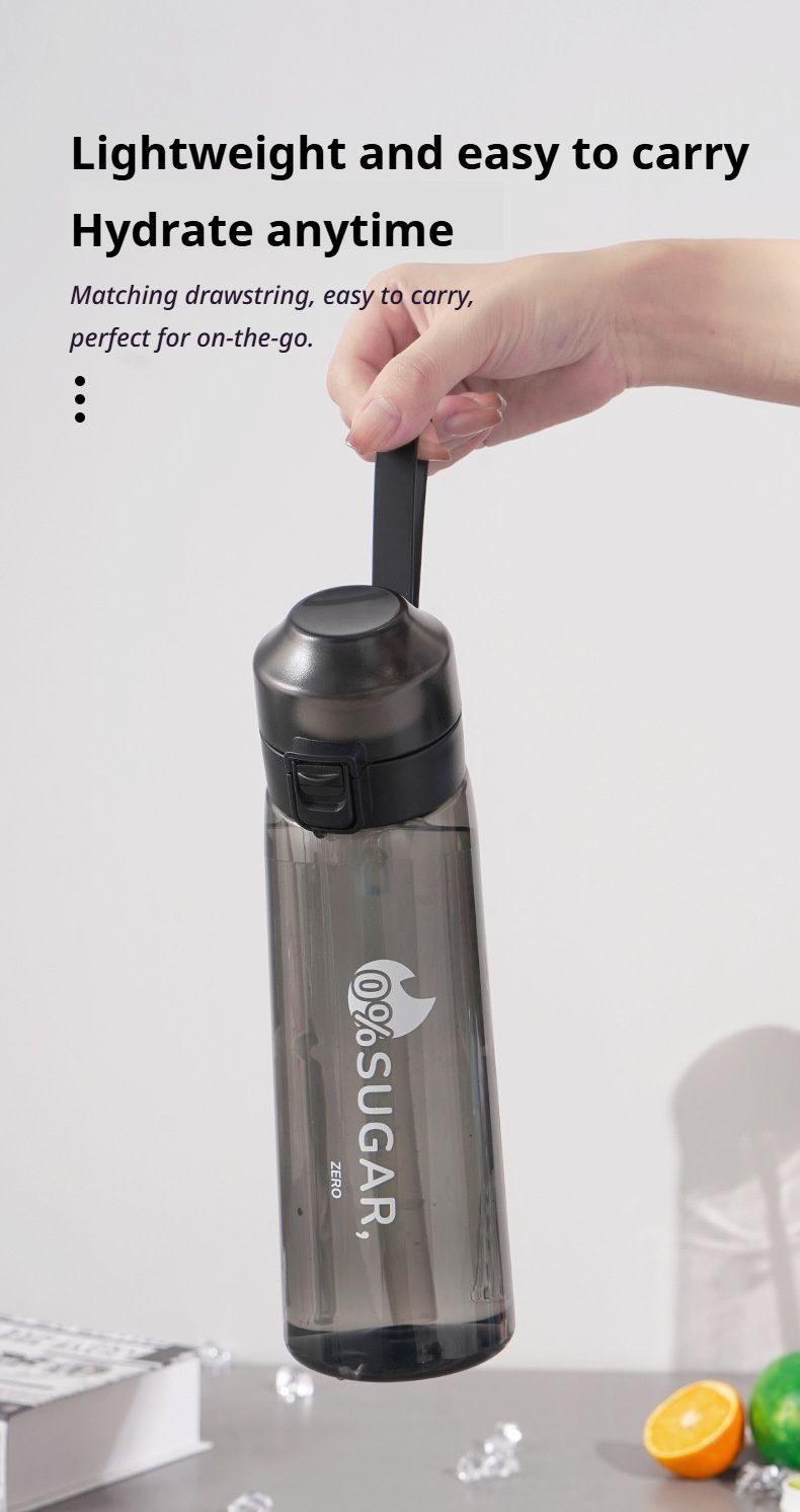 0 Sugar 0 Calorie Scented Water Bottle Gradient purple pink