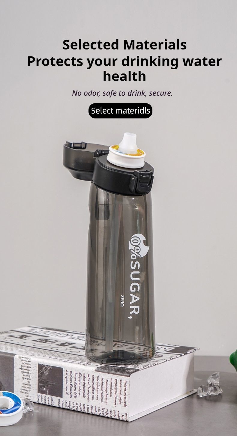 0 Sugar 0 Calorie Scented Water Bottle Matte Blue