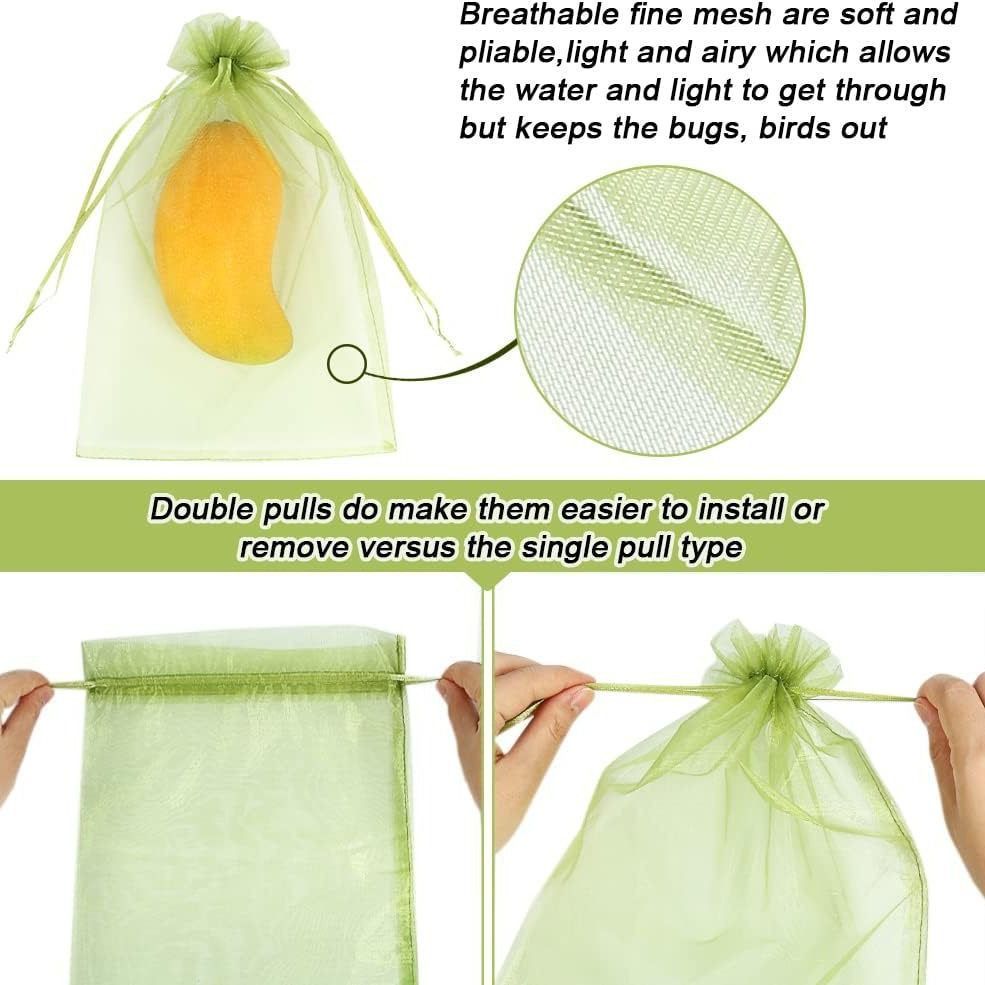 MilitaryGreenInsect-ProofMeshBags(20-Pack)