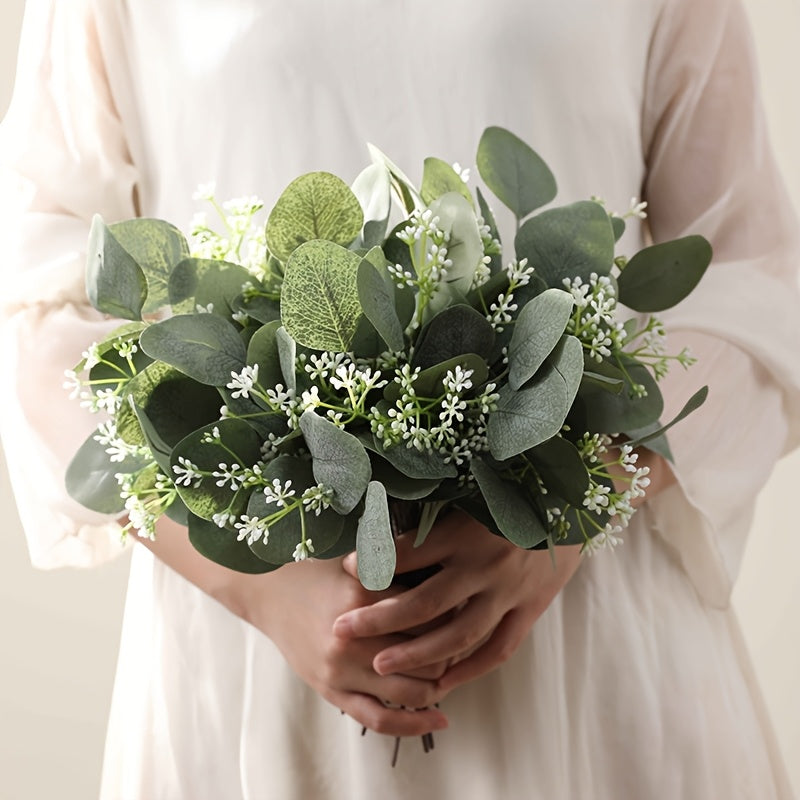 Artificial-flower-Three-leaf-plant-43cm-per-unit