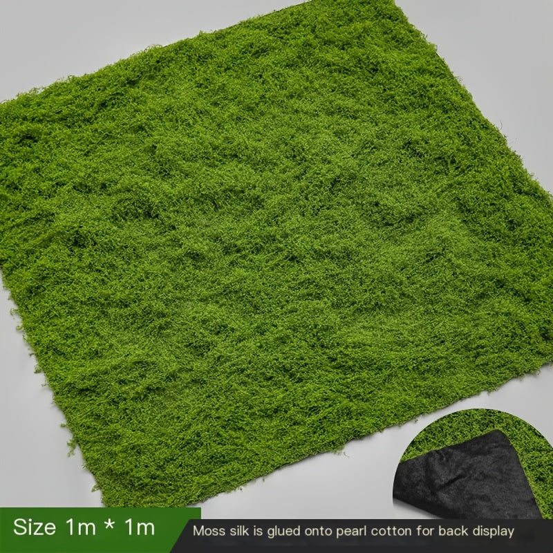 diy artificial moss lawn-Light Green Filamentous Moss 200g